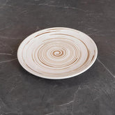 Ceramic Western Dinner Plate, Flat Plate, Commercial Household Vintage Round Plate, Western Steak Plate, Breakfast Salad