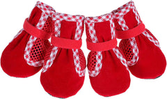 Durability Pet Boot with Reflective Straps Suit Wear Dog Booties for Outdoor Sports Activity