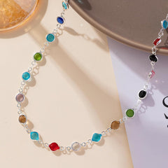 Y-Shaped Bar Chain Necklace for Women - Dainty Layered Long Necklaces, Elegant Jewelry for Prom, Wedding & Special Occasions