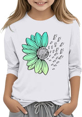 Baggy Shirts for Girls 10to12 Color Round Neck Seven Cuff T Shirt Top 3 13 Years Baggy Shirts for Girls 10to12