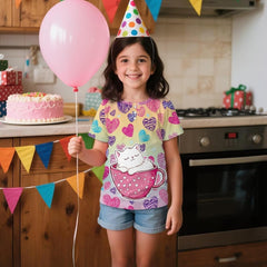 Kids Clothes Girls 2-16 Years Kawaii Crop Tops for Girls