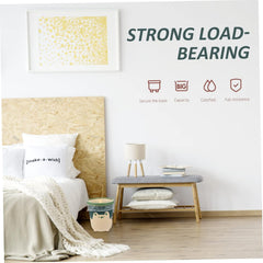 Practical Plastic Waste Bin Cute Trash Can for Home Office Kitchen Bathroom Compact Material Yellow Small Bin