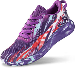 Women's Running Shoes Lightweight Walking Sneakers Tennis Athletic Lace Up Gym Casual Fashion Fitness Sports Soft Sole Mesh Workout Comfortable