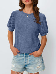 AUTOMET Womens Tops Summer Sweater Long Tunic Dressy Casual Blouses Business Cute Trendy Short Sleeve Shirt 2025