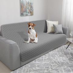 Single-Sided Waterproof Dog Bed Cover, Antislip Pet Blanket Sofa Couch Furniture Protector Washable for Puppy Large Dog Cat (30"*75")