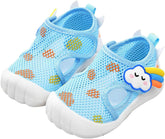 Baby Infant Beach Pool Sandals 𝗖artoon Closed Toe Shoes Toddler Foam Sole Slip On Summer Ankle Sandals Casual Comfy