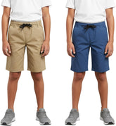 INGEAR Boys Cargo Jogger Pants, Elastic Waist, Zipper Pockets, Casual School Trousers