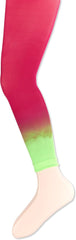 Jefferies Socks Girls 2-6X Dip Dye Footless Tights