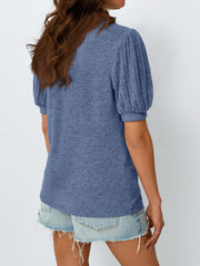 AUTOMET Womens Tops Summer Sweater Long Tunic Dressy Casual Blouses Business Cute Trendy Short Sleeve Shirt 2025