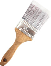 3 inch Wide Soft Bristle Paint Brush, Flat Stain Brush, Wooden Handle Deck Brush, Masonry Brush, Wood Stain Brush