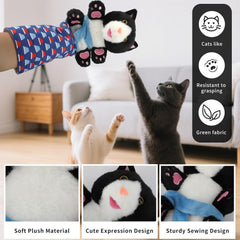 Cat Toys, Cat Wrestling Puppet Protective Forearm Sleeve for Pets, Cat Wrestling Glove Bite-Proof, Hand Puppy Dog Pals Toys Soft Plush Cute Safe Interactive Play for Boredom Busting Training