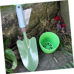 SUPVOX 2-Piece Children’s Garden Shovel and Hand Rake Tool Set Sturdy Iron Gardening Tools for Outdoor Planting Small Size for Boys and Girls for Gardening Activities