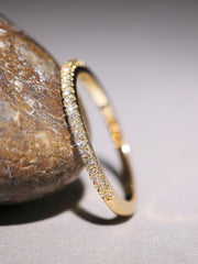 Cubic Zirconia Decor Ring Women's Jewelry Gift