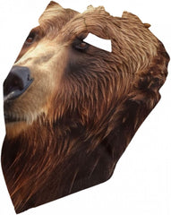 Grizzly Bear Dog Bandana Pet Scarf Accessories for Small Medium Dogs Cats Photo Prop, Triangle Pet Bandanas Adjustable Puppy Bib Washable Dog Kerchief Puppy Neckerchief