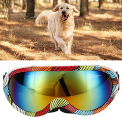 RiToEasysports Dog Sunglasses, Dog Goggles Pet Glasses Eye UV Protection Winproof for Dogs Eyes Protection Red Lens
