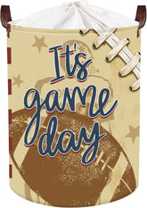 Sports Balls Baby Laundry Hamper Collapsible Clothes Kids Storage Basket Large Boys Gift Toy Box Bin for Play Room, Baseball, 36L