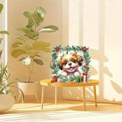 DIY Diamond Photo Frame Creative Flower Acrylic Desktop Ornaments Single Sided Diamond Craft Picture Frame Display Stand Home Decor-Flower Bird03