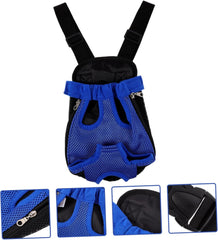 Dog Front Carrier Backpack Cat Front Carrier Backpack Compact and Pet Travel Bag Extra Space Random Color