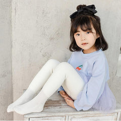 Cable Knit Tights for Toddler and Girls Seamless Fleece Lined Leggings Soft Cotton Stockings Winter Pantyhose Thick Tights