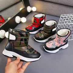 Boys Toddler Snow Boots Waterproof Resistant Outdoor Winter Shoes Toddler Cam𝐨 Boots For Girls (Little Kid/Big Kids)