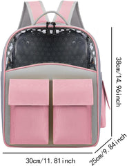 Cat Backpack Carrier Pet Backpack Easy to Carry Your Feline Friend Lightweight Cat Carrier Breathable for Hiking Travel, Black