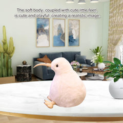 CHELEI2019 7.9" Kiwi Bird Stuffed Animal Plush Cute White Soft Pillow Toy,Gifts for Kids