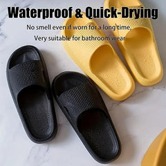 Cloud Slippers Sandals Indoor House Slippers Shower Shoes for Women Men Bathroom Comfort Soft Lightweight Non-Slip Thick Sole Easy to Clean Slipper Foot Pain Relief Beach Shoes with Low Arch Support