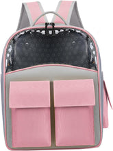 Cat Backpack Carrier Pet Backpack Easy to Carry Your Feline Friend Lightweight Cat Carrier Breathable for Hiking Travel, Black