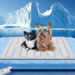 Cooling Mat - Dog Cooling Mat | Dog Cool | Waterproof Cover Cage Bed Furniture for Indoor Outdoor Travel Camping Training Car Outside Activities, Pet, Machine Washable