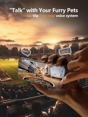 Automatic Cat Feeders - 2L Cat Food Dispenser Easy to Use, Timed Automatic Pet Feeder with Over 180-day Battery Life, 1-6 Meals Dry Food Programmable Portion Control Also for Dogs