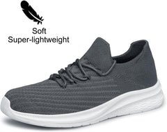 YHOON Mens Walking Shoes Slip on Casual Shoes Lightweight Workout Gym Tennis Shoes