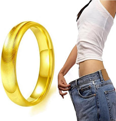 Gold Stackable Rings for Women Chunky Statement Rings Lymphatic Drainage Wellness Jewelry