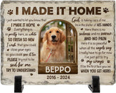 DOPTIKA When Tomorrow Starts Without Me, Personalized Dog Memorial Stone, Pet Memorial Gifts for Dogs, Custom Photo Dog Memorial Gifts, Pet Loss Gifts, Pet Memorial Stone, Dog Passing Away Gifts