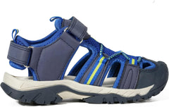 TZJS Girls Boys Sandals Kids Closed Toe Outdoor Hiking Sandal Lightweight Athletic Adjustable Straps Summer Shoes for Toddler/Little Kid