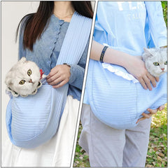 GALPADA Pet Sling Carrier Lightweight Portable Dog Bag for Travel Adorable Design for Pets Comfortable Shoulder Backpack for Cats and Dogs for Outdoor Adventures