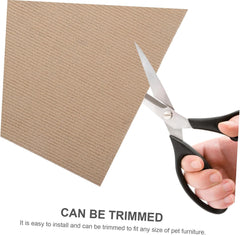 POPETPOP Cat Scratch Carpet Pad Adhesive Cut-to-Size Protects Furniture from Scratches