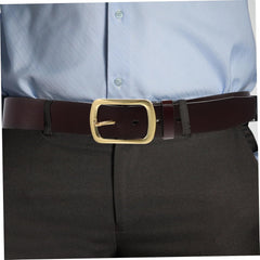 BESPORTBLE 1piece Men's Jeans Belt Casual Dress Belt for Business Daily Wear Style Buckle for Outfits
