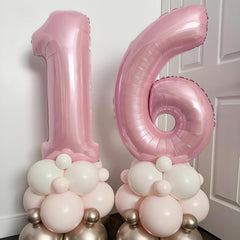40 Inch Light Purple Number 1 Balloon for 1st Birthday Decoration, Large Pastel Purple Mylar Foil Number Balloons 0-9 for Girls, Lavender One Helium Balloons for Women 1st Anniversary Party Supplies
