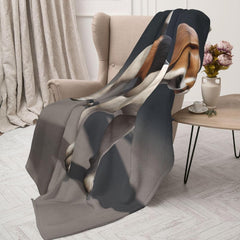 ovely Pet Dog Beagle Prints Super Soft Blanket 40"x30" Throw Lightweight Warm Durable Suitable for Bed Sofa
