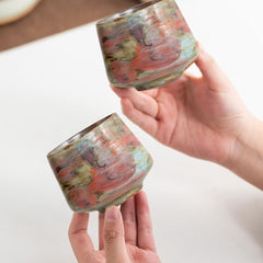 Christmas Tea Cups and Saucers,Ceramic Coffee Cups Ceramic-Hot Chocolate Gift Sets,Ceramic Mugs,Ceramic Coffee Cups,Dishwasher & Microwave Safe-Tea Cup Set,White Elephant Gifts for Adults Useful (A3)