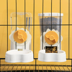 Automatic Water Bowl Food Feeder for Cats Dogs with Secure Locking Mechanism Hanging Waterer Pet Feeding Watering Tool