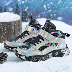Boys Snow Boots Winter Waterproof Anti-Skid Boots Hiking Outdoor Sneakers Shoes for Unisex Kids(/Little Kid/Big Kid)
