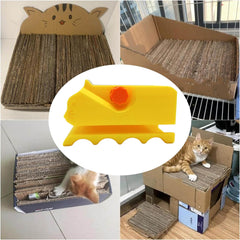 Cat Scratcher Cardboard Cutter-3" Tool for 3D Printed Cat Paw Box Card Borad Cutte for DIY Cat Scratchers Cutting (Red)