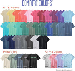 Comfort Colors Adult Heavyweight Short Sleeve Tee, Style G1717/G1745, Multipack