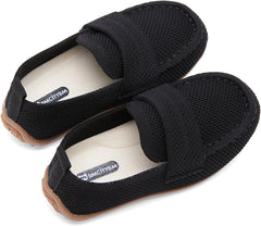 BMCiTYBM Toddler Boys Girls Loafers Comfortable Dressy Casual Knit Flats Lightweight Breathable Slip On Walking Shoes