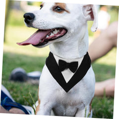 BESPORTBLE Dog Scarf for Large Dogs Polyester Washable Bandanas Fashionable Bow Tie Comfortable Neckwear for Photography Sessions