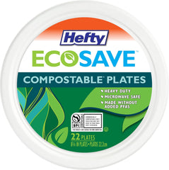 Hefty Compostable 10" Plate 20ct