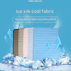 Chillywoof- Chillywoof Dog Cooling Mat,Kittra Cooling Mat for Cats,Kittra Blanket Indoor,Cool and Healthy Cool Bed for Cats (Brown,XS(15.7 * 11.8in))