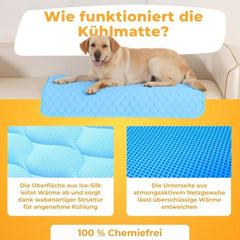 Dog Cooling Mat - Cat Cold Mat | Waterproof Washable Dog Bed | Summer Backyard Garden Hotel Car Travel Family Picnic Veterinary Recovery Pet Care Outdoor Indoor Animal Support Supply