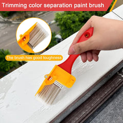 Edge Painting Brush, Precision Corner Paint Brush with Latex Bristles, Trim and Wall Painting Tool for DIY Home Painting